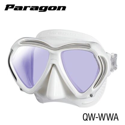 Tusa Paragon professional dive mask. The new Paragon mask offers TUSA’s NEW Reinforced TRI-MIX frame, Freedom Technology with Fit II.
