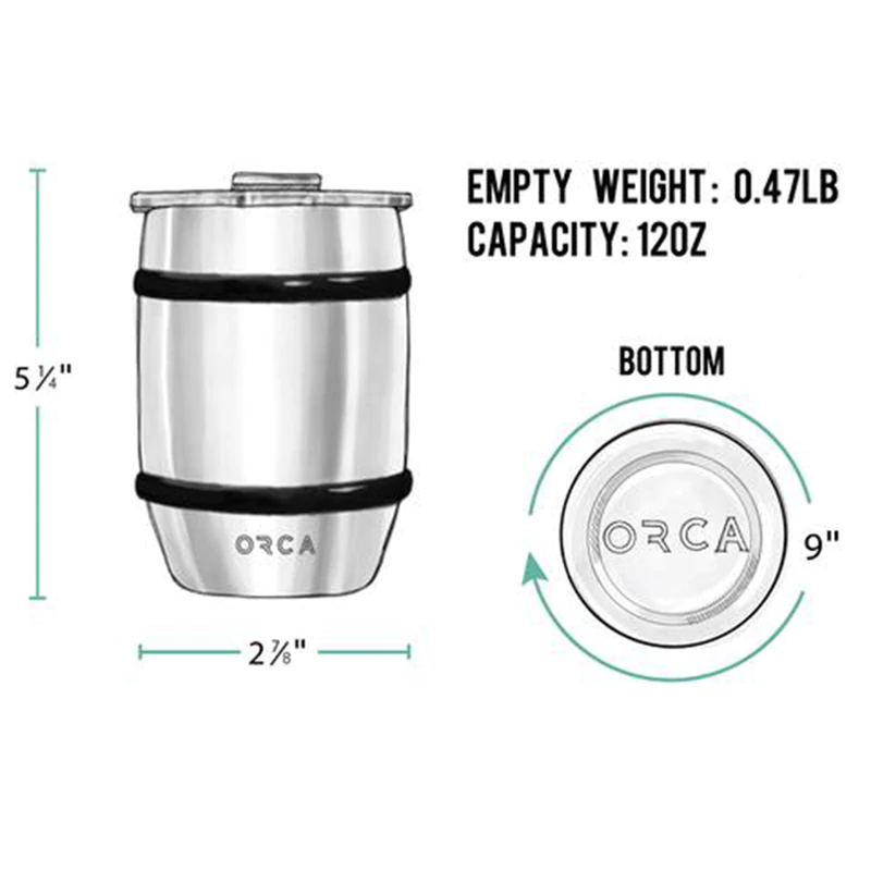 Orca 12oz Barrel Cup - Watersports West