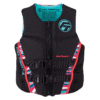 Women's Rapid-Dry Flex-Back Life Jacket. Lightweight Rapid-Dry fabric in vibrant designs provides a four-way stretch with a soft feel and dries quickly.