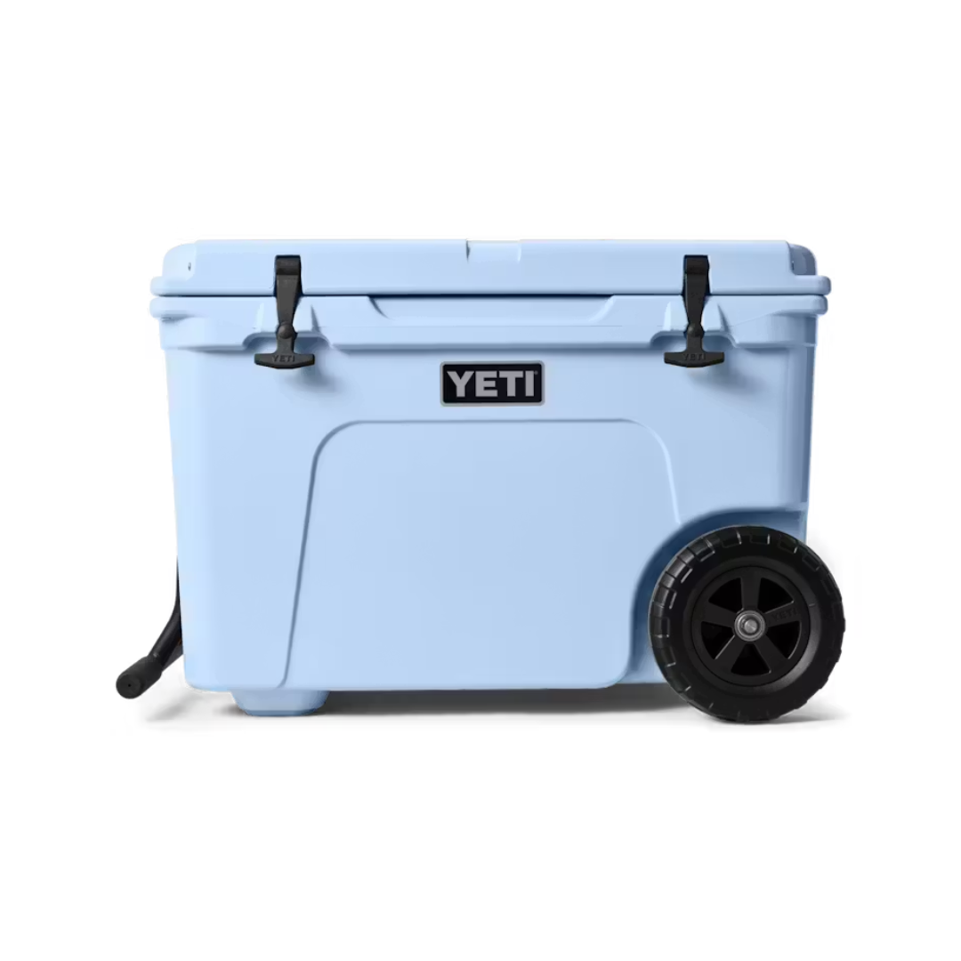 The Haul is the first-ever YETI cooler on wheels. Perfect for taking the YETI Tundra’s legendary toughness and unmatched insulation power the extra mile.