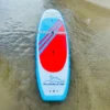 A responsive, high-quality carbon fiber paddle board that comes apart in two pieces for easy transportation and installation.