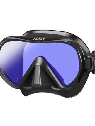 Tusa INO Pro Mask - offers UV 420 Lens Treatment, Anti-reflective Lens, CrystalView Optical Glass, and Freedom Film to prevent mask fogging.