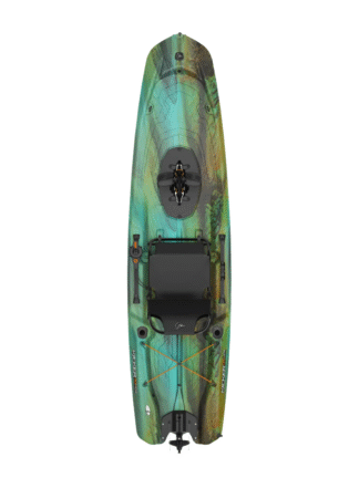 The Catch Kicker 110 HDII fishing pedal kayak is built for anglers who crave relaxation and adventure on serene waterways.