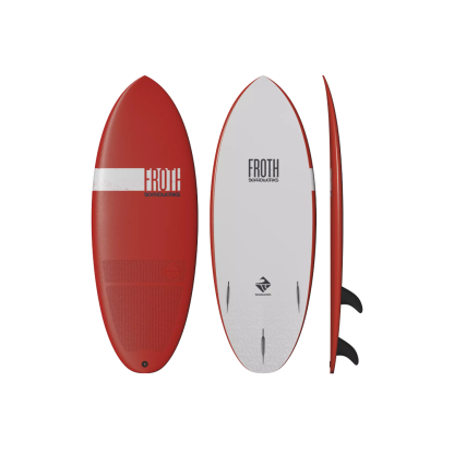 This lightweight surfboard is created for fun and versatility and are perfect for beginners, rippers, and wake surfers alike.