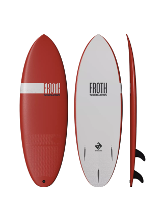 The Froth shortboards are created for fun and versatility. This is the perfect grom board and lightweight board for wake surfers alike.