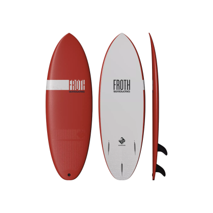 The Froth shortboards are created for fun and versatility. This is the perfect grom board and lightweight board for wake surfers alike.