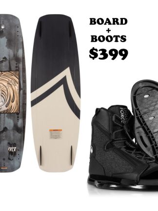 Wakeboard Package: Liquid Force FLX Wakeboard + Boots