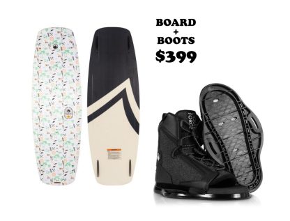 Wakeboard Package: Liquid Force Rant Wakeboard + Boots