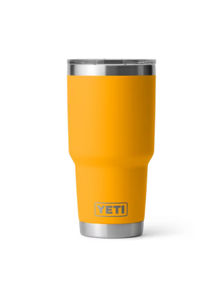 The Rambler Yeti 30oz is the Tumbler that gets you through the day. Your morning brew will stay hot or your iced coffee will stay cold – so take your time.