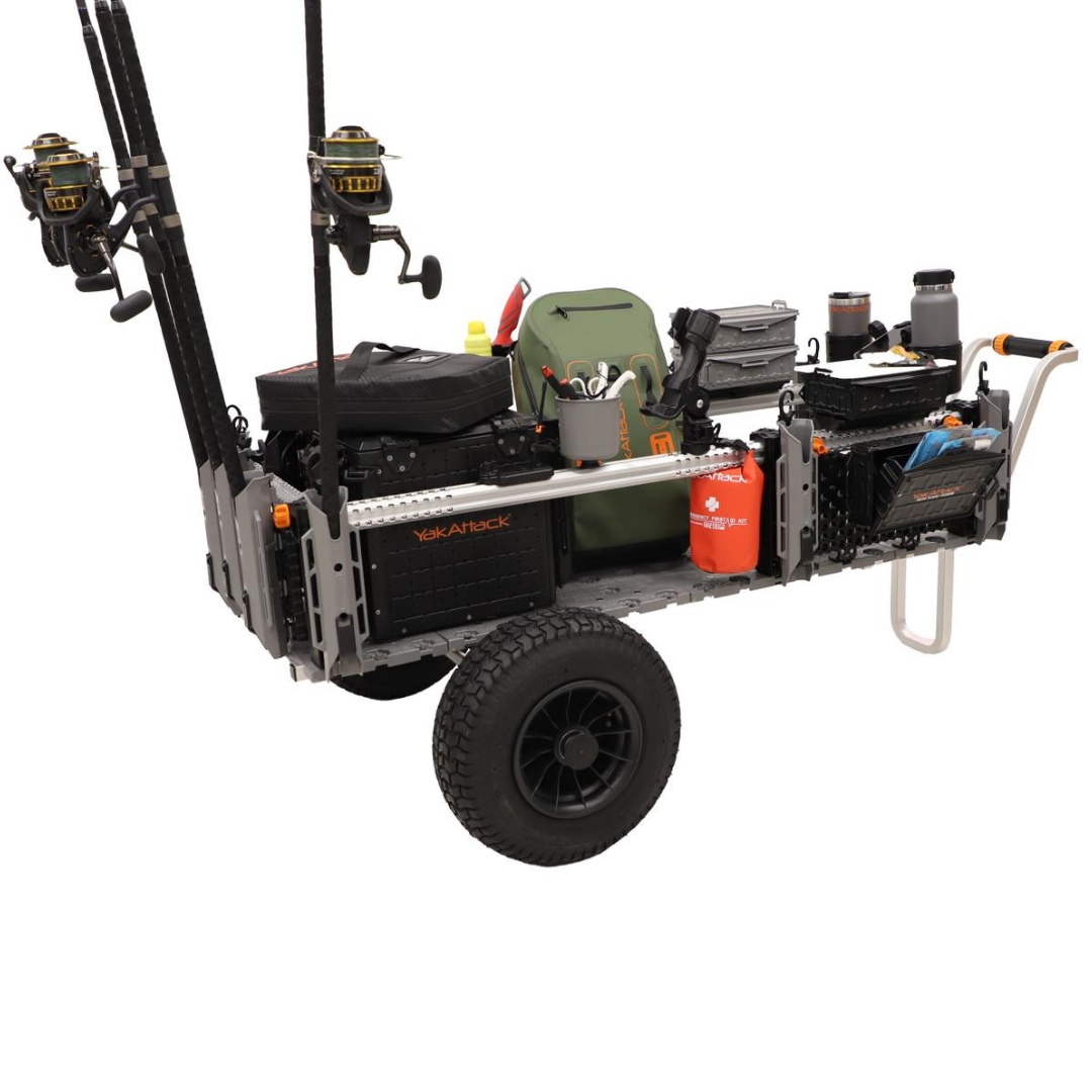 YakAttack Sand Rig Surf Cart, 20" X 30" With 16" Rubber Tires - Image 6