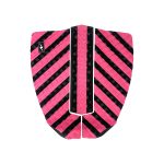 Zap Spark Traction Tail Pad - Pink/Black. The Zap Spark Tail Pad is a 3-piece traction set using a superior 3M adhesive and designed to fit most skimboards