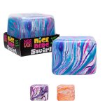 The NeeDoh Nice Berg Swirl is a supersized addition to the best-selling Nice Cube family. It’s a 3.25? cube with 3 different assorted swirling color combos.